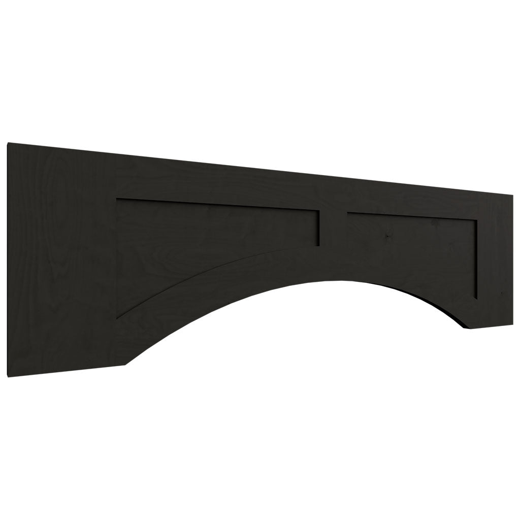 Fabuwood Allure Galaxy Pitch Black 42" W X 12" H Arched-Raised Panel