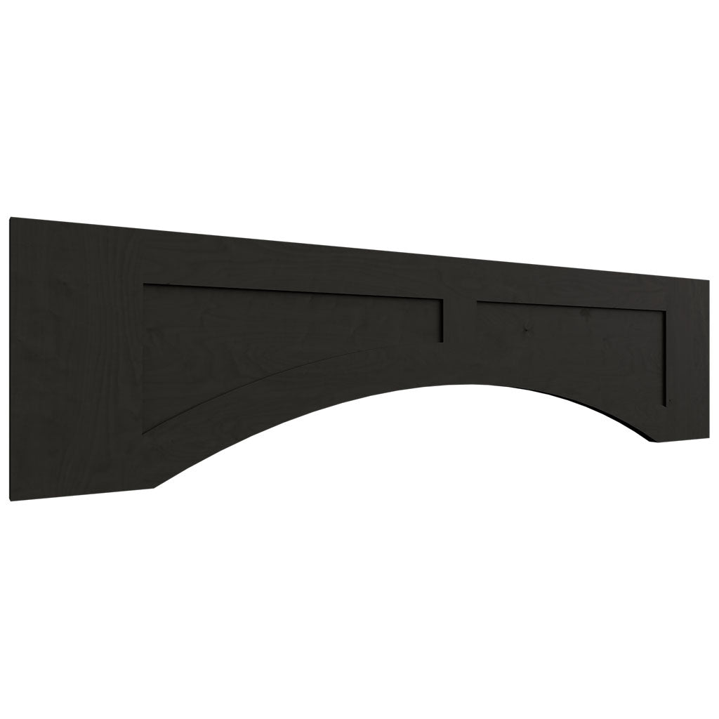 Fabuwood Allure Galaxy Pitch Black 48" W X 12" H Arched-Raised Panel