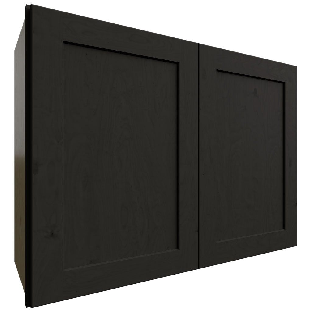 Fabuwood Allure Galaxy Pitch Black 33" W X 24" H X 12" D Double Door Wall Cabinet