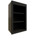 Fabuwood Allure Galaxy Cobblestone 18" W X 30" H X 12" D Wall Open Shelf Cabinet