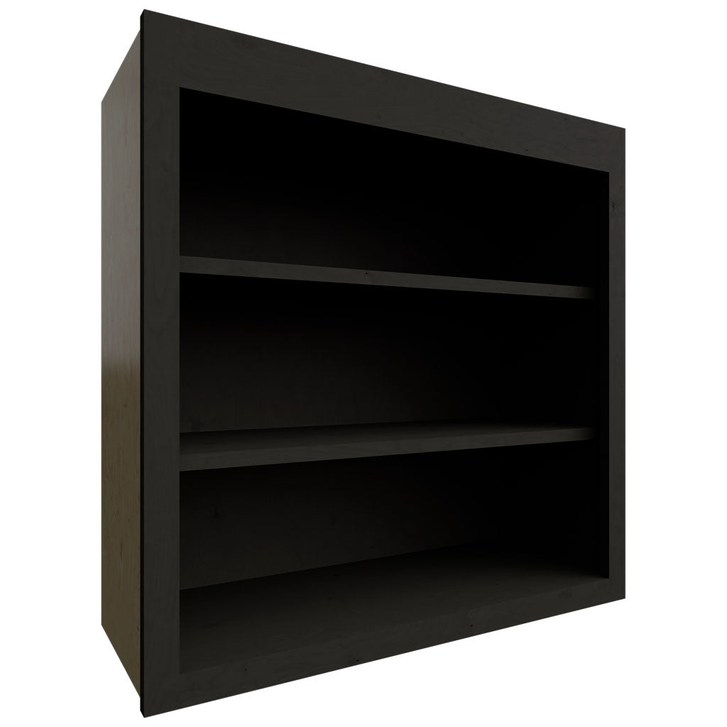 Fabuwood Allure Galaxy Cobblestone 30" W X 30" H X 12" D Wall Open Shelf Cabinet