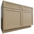 Fabuwood Allure Galaxy Desert Oak 48" W X 34 1/2" H X 24" D Double Doors/Double Drawers Base Cabinet