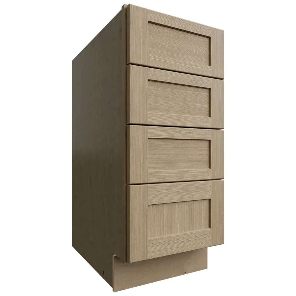 Fabuwood Allure Galaxy Desert Oak 15" W X 34 1/2" H X 24" D 4 Drawer Base Cabinet