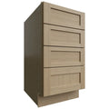 Fabuwood Allure Galaxy Desert Oak 18" W X 34 1/2" H X 24" D 4 Drawer Base Cabinet