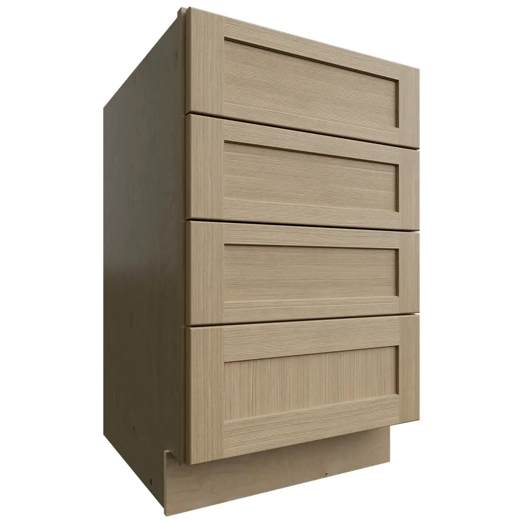 Fabuwood Allure Galaxy Desert Oak 21" W X 34 1/2" H X 24" D 4 Drawer Base Cabinet
