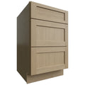Fabuwood Allure Galaxy Desert Oak 21" W X 34 1/2" H X 24" D 3 Drawer Base Cabinet