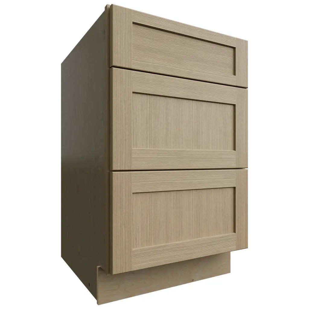 Fabuwood Allure Galaxy Desert Oak 21" W X 34 1/2" H X 24" D 3 Drawer Base Cabinet