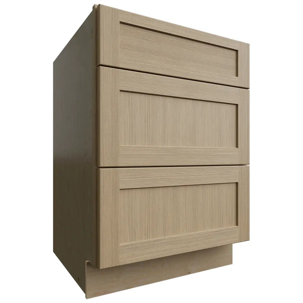 Fabuwood Allure Galaxy Desert Oak 24" W X 34 1/2" H X 24" D 3 Drawer Base Cabinet
