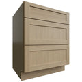 Fabuwood Allure Galaxy Desert Oak 27" W X 34 1/2" H X 24" D 3 Drawer Base Cabinet