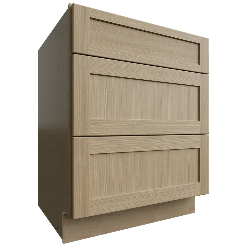 Fabuwood Allure Galaxy Desert Oak 27" W X 34 1/2" H X 24" D 3 Drawer Base Cabinet