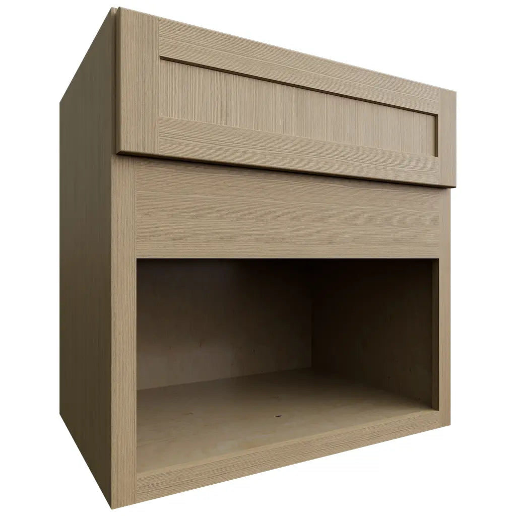 Fabuwood Allure Galaxy Desert Oak 30" W X 30" H X 21" D Wall Microwave Cabinet