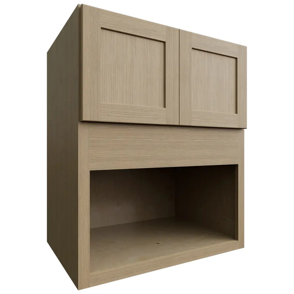 Fabuwood Allure Galaxy Desert Oak 30" W X 36" H X 21" D Microwave Cabinet