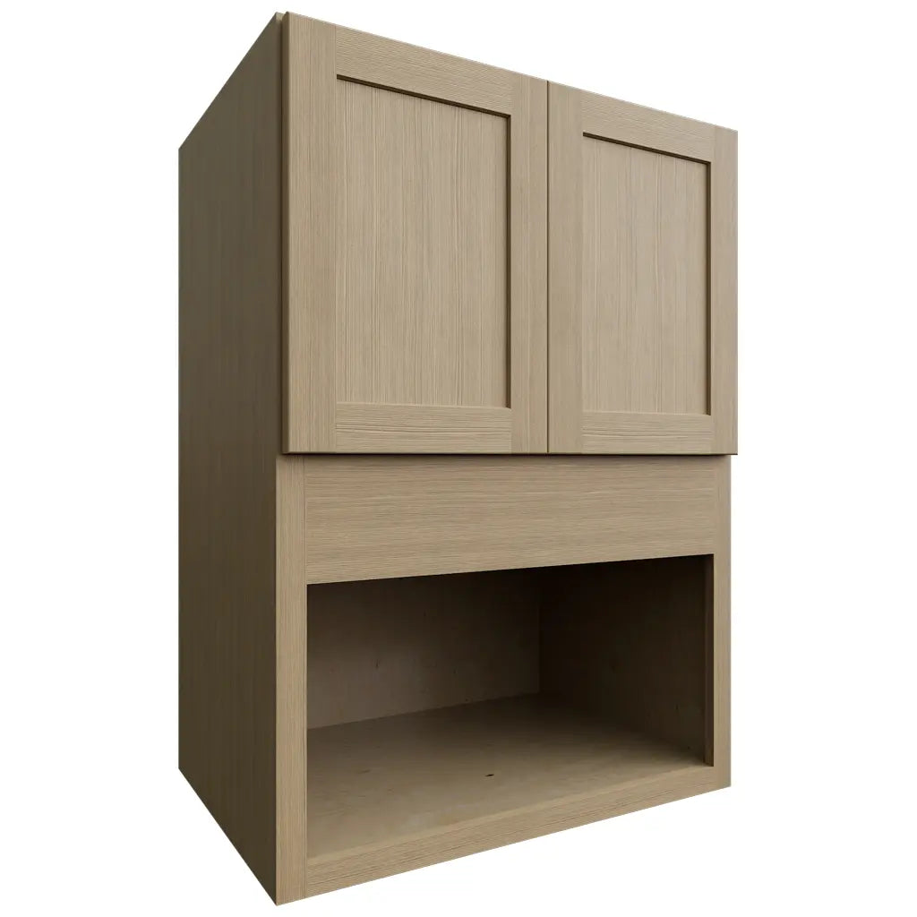 Fabuwood Allure Galaxy Desert Oak 30" W X 42" H X 21" D Microwave Cabinet