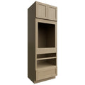 Fabuwood Allure Galaxy Desert Oak 33" W X 90" H X 24" D Double Oven Tall Cabinet
