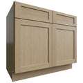 Fabuwood Allure Galaxy Desert Oak 39" W X 34 1/2" H X 24" D Double Door Sink Base Cabinet