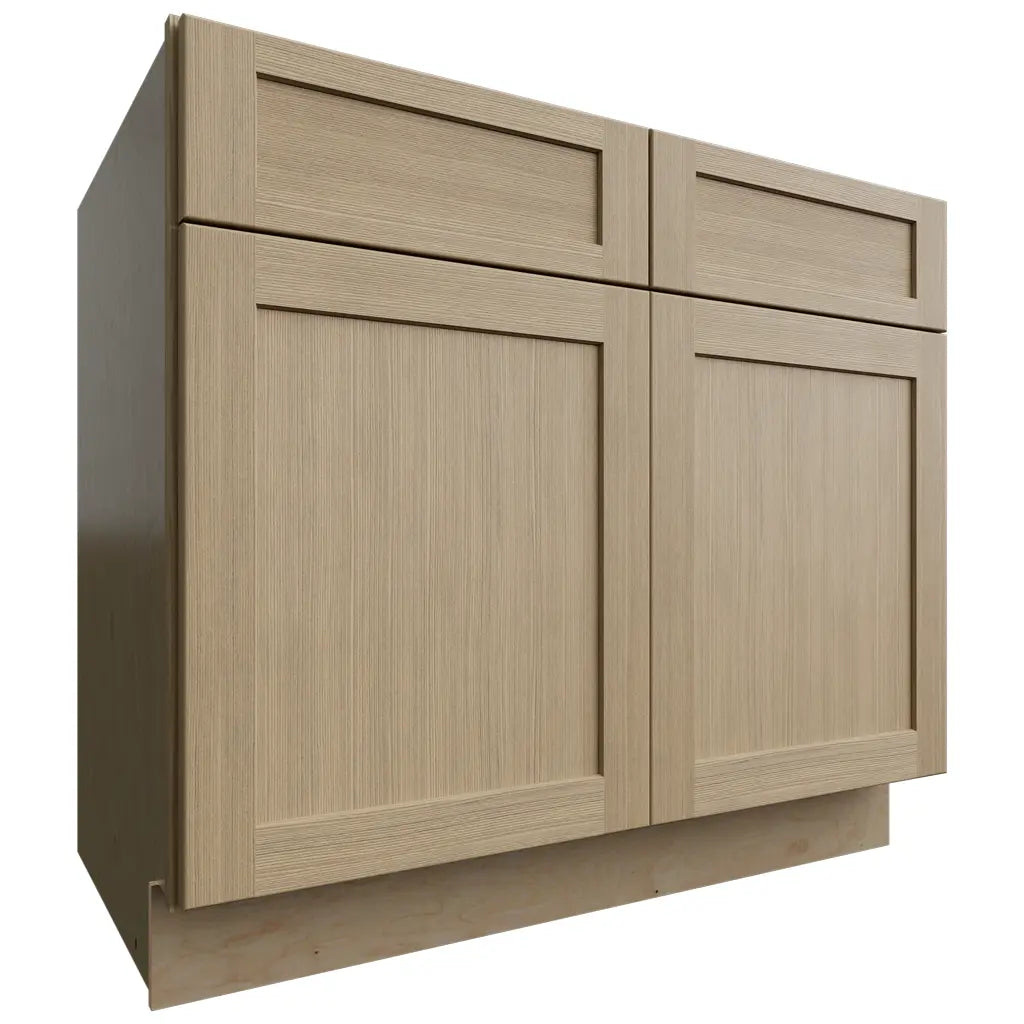 Fabuwood Allure Galaxy Desert Oak 39" W X 34 1/2" H X 24" D Double Door Sink Base Cabinet