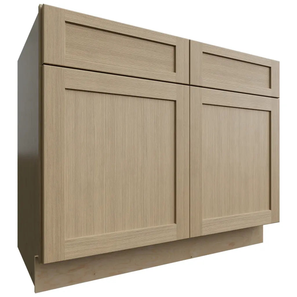 Fabuwood Allure Galaxy Desert Oak 42" W X 34 1/2" H X 24" D Double Door Sink Base Cabinet