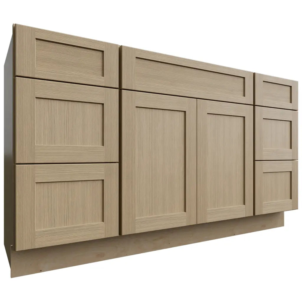 Fabuwood Allure Galaxy Desert Oak 60" W X 34 1/2" H X 21" D Vanity Combo Single Sink Cabinet