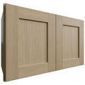 Fabuwood Allure Galaxy Desert Oak 24" W X 15" H X 12" D Double Door Wall Cabinet