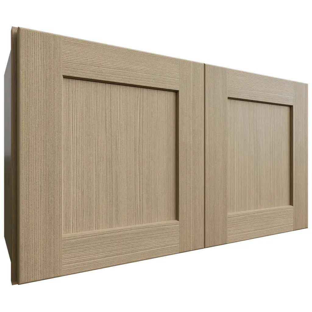 Fabuwood Allure Galaxy Desert Oak 27" W X 15" H X 12" D Double Door Wall Cabinet