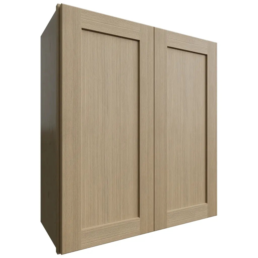 Fabuwood Allure Galaxy Desert Oak 27" W X 30" H X 12" D Double Door Wall Cabinet