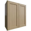 Fabuwood Allure Galaxy Desert Oak 27" W X 30" H X 12" D Double Door Wall Cabinet