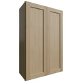 Fabuwood Allure Galaxy Desert Oak 27" W X 42" H X 12" D Double Door Wall Cabinet