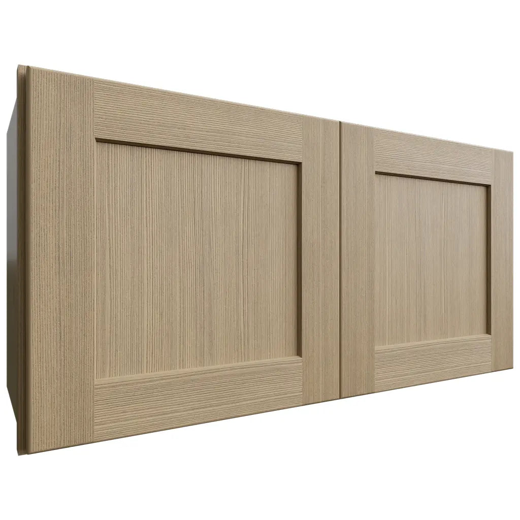 Fabuwood Allure Galaxy Desert Oak 30" W X 15" H X 12" D Double Door Wall Cabinet