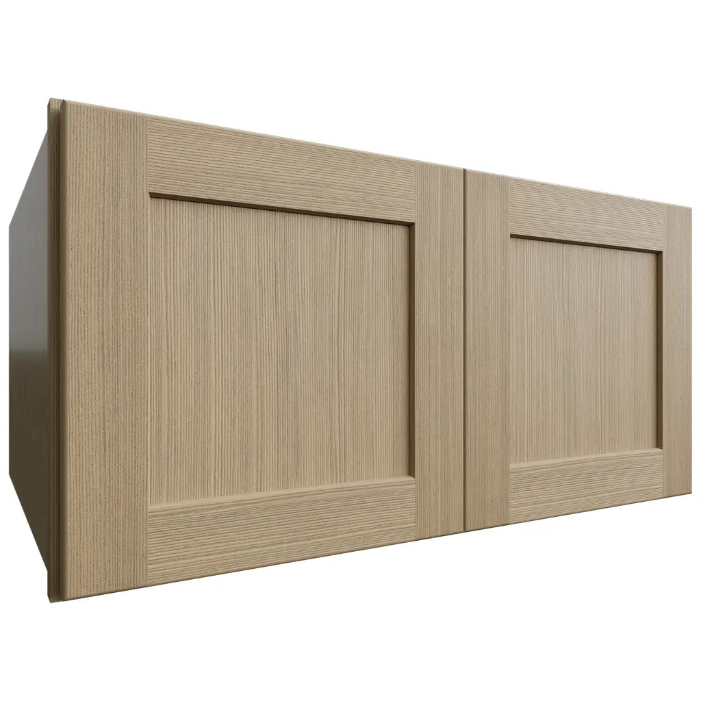 Fabuwood Allure Galaxy Desert Oak 30" W X 15" H X 24" D Double Door Wall Cabinet