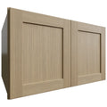 Fabuwood Allure Galaxy Desert Oak 30" W X 18" H X 24" D Double Door Wall Cabinet