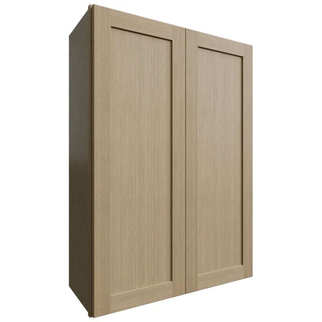 Fabuwood Allure Galaxy Desert Oak 30" W X 42" H X 12" D Double Door Wall Cabinet