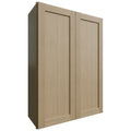 Fabuwood Allure Galaxy Desert Oak 30" W X 42" H X 12" D Double Door Wall Cabinet