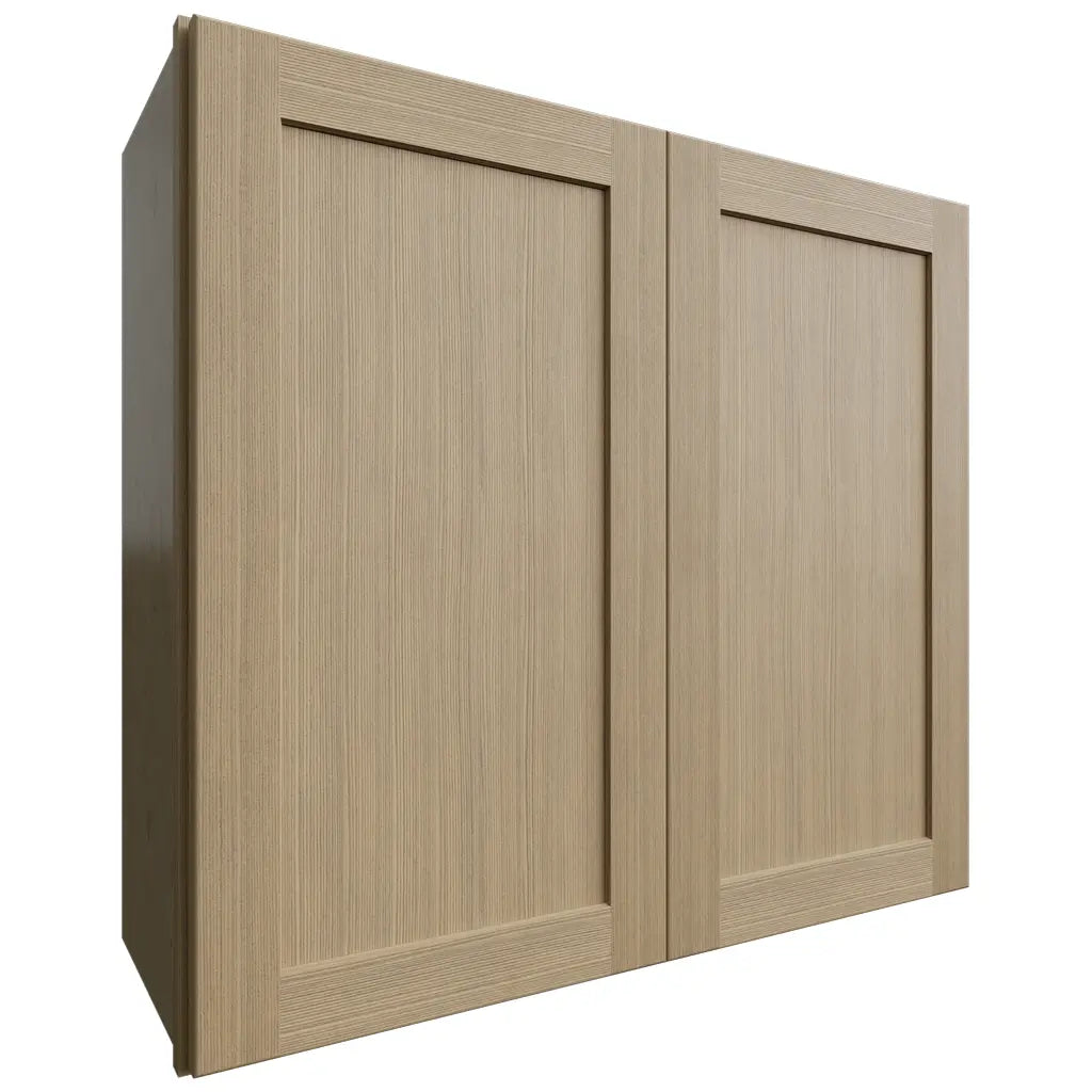 Fabuwood Allure Galaxy Desert Oak 33" W X 30" H X 12" D Double Door Wall Cabinet