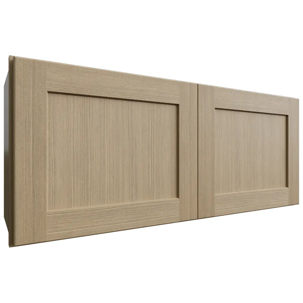 Fabuwood Allure Galaxy Desert Oak 36" W X 15" H X 12" D Double Door Wall Cabinet