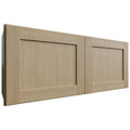 Fabuwood Allure Galaxy Desert Oak 36" W X 15" H X 12" D Double Door Wall Cabinet