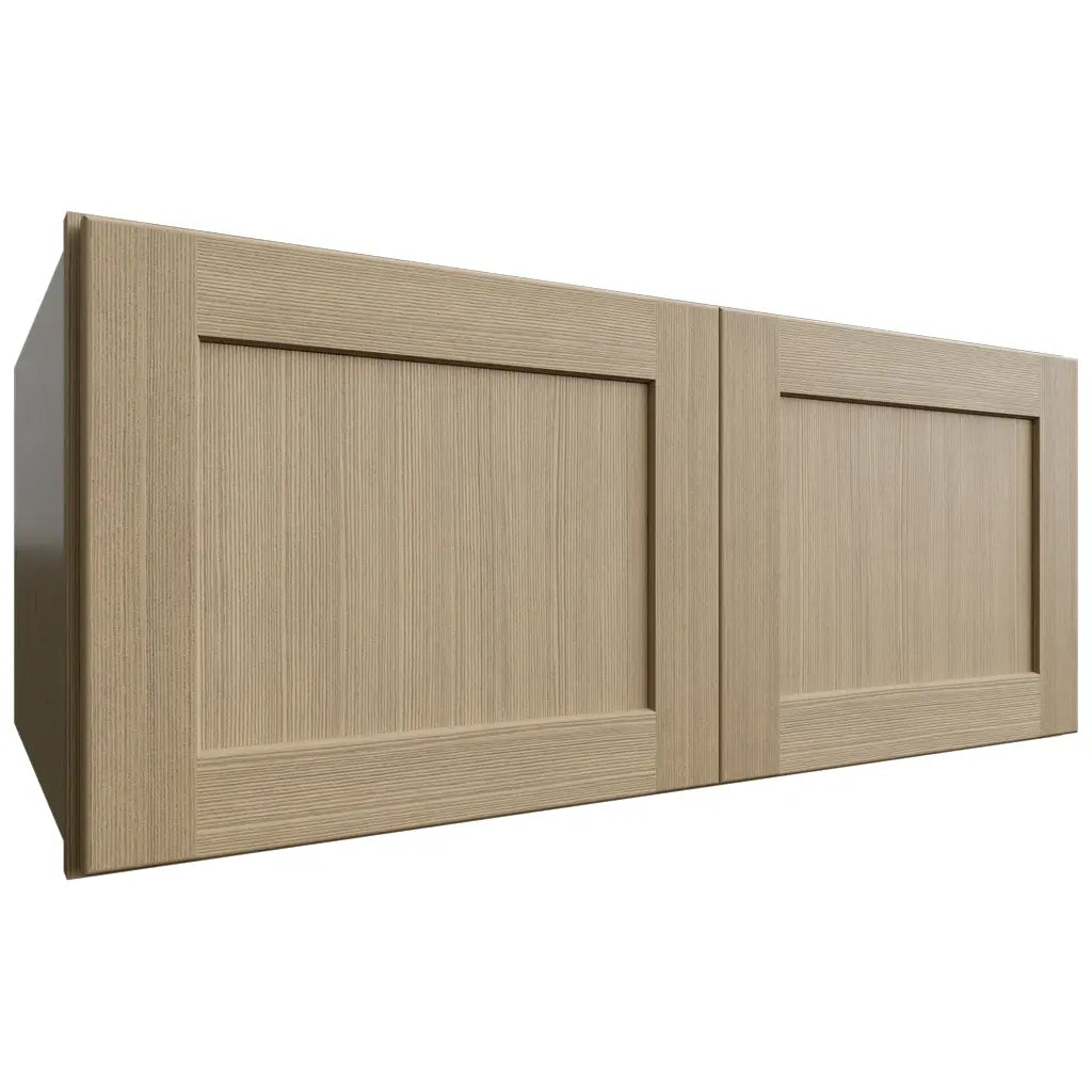 Fabuwood Allure Galaxy Desert Oak 36" W X 15" H X 24" D Double Door Wall Cabinet