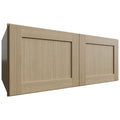 Fabuwood Allure Galaxy Desert Oak 36" W X 15" H X 24" D Double Door Wall Cabinet