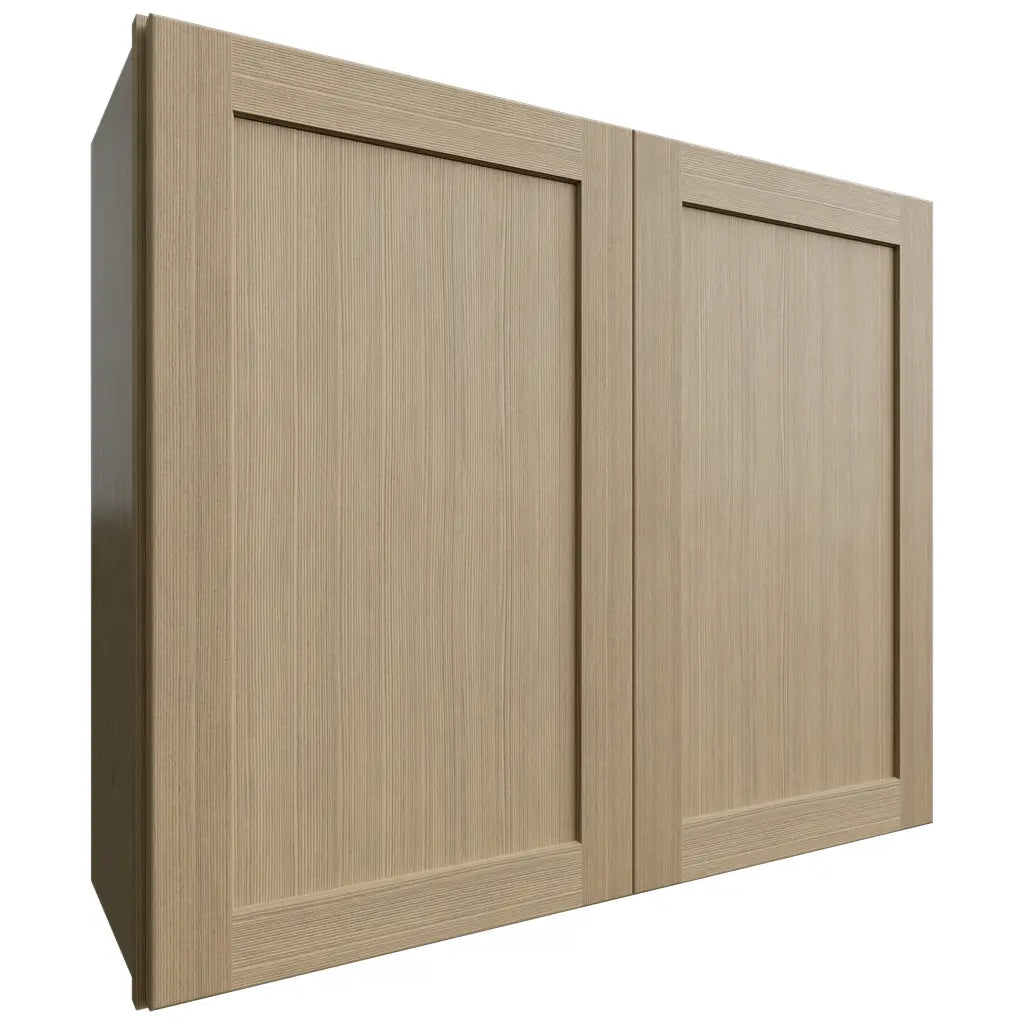Fabuwood Allure Galaxy Desert Oak 36" W X 30" H X 12" D Double Door Wall Cabinet