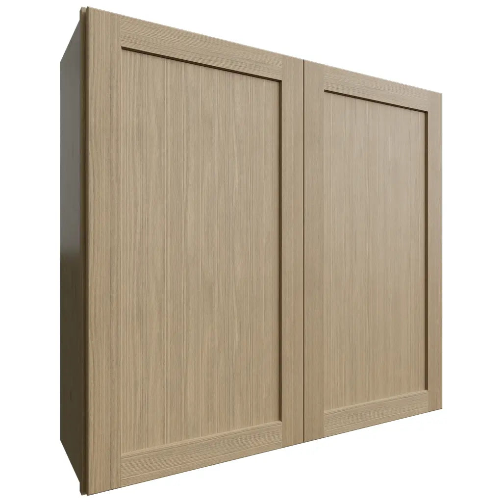 Fabuwood Allure Galaxy Desert Oak 39" W X 36" H X 12" D Double Door Wall Cabinet