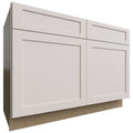 Fabuwood Allure Galaxy Dove 48" W X 34 1/2" H X 24" D Double Doors/Double Drawers Base Cabinet