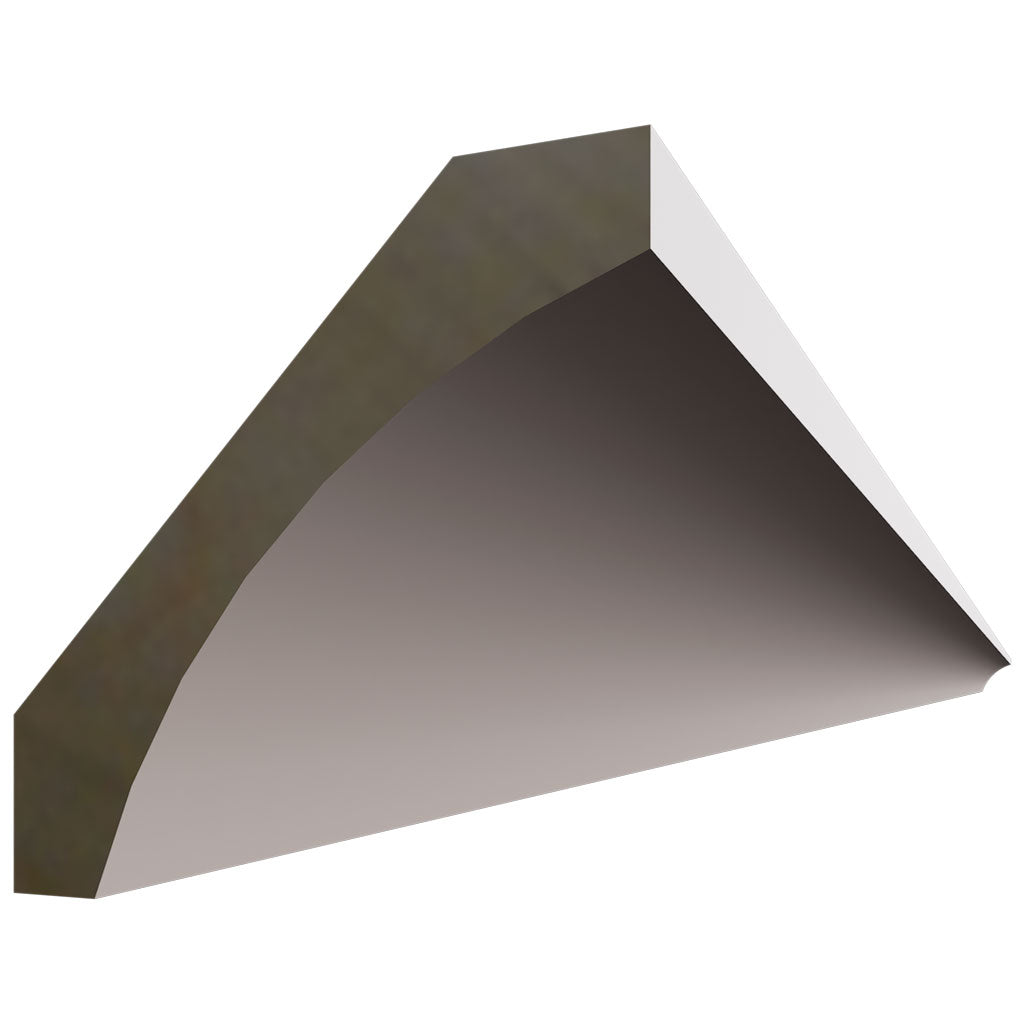 Fabuwood Allure Luna Dove 96" W X 2 1/8" H X 2 1/8" D Small Cove Molding