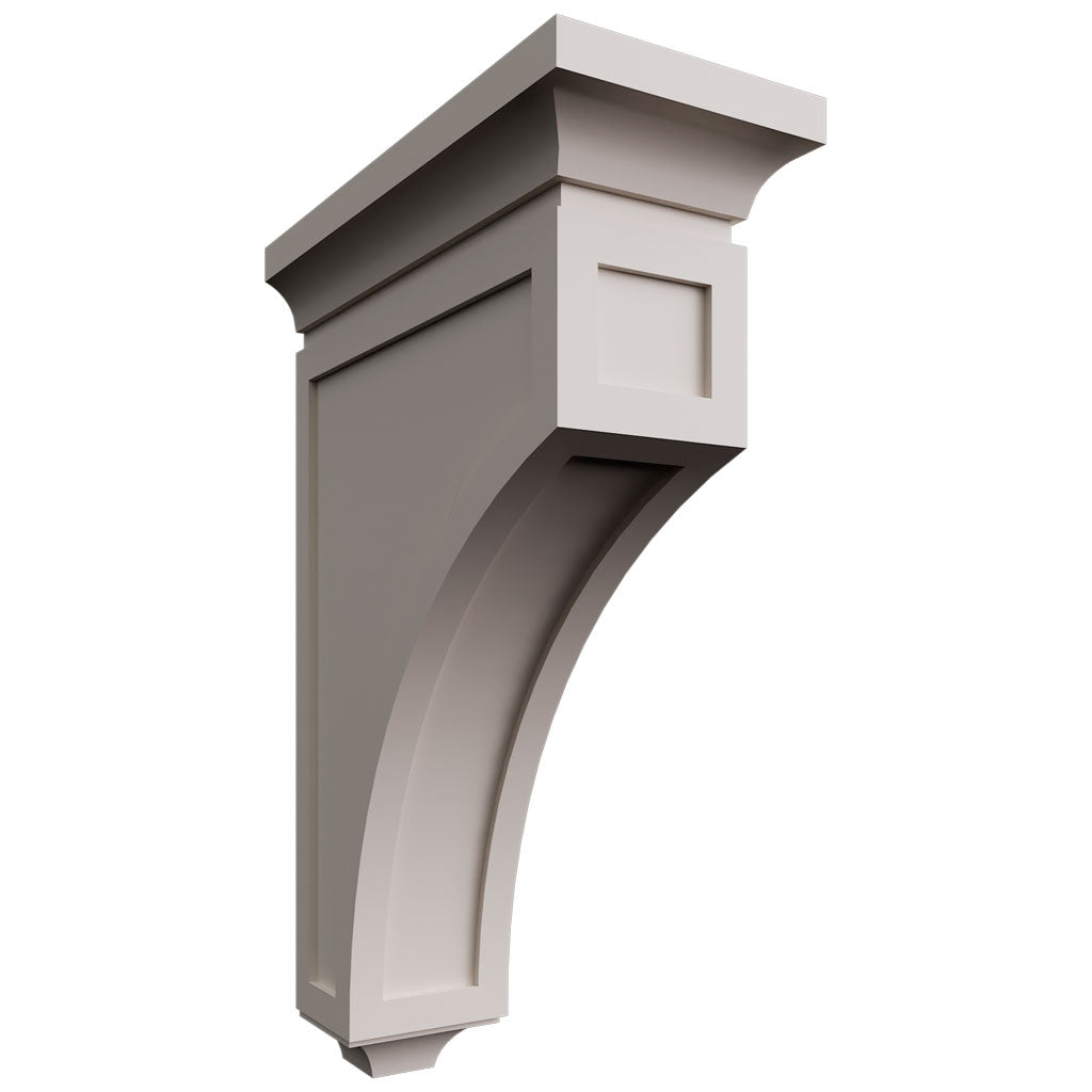 Fabuwood Allure Luna Dove 3 1/2" W X 12 1/4" H X 8" D Wall Corbels