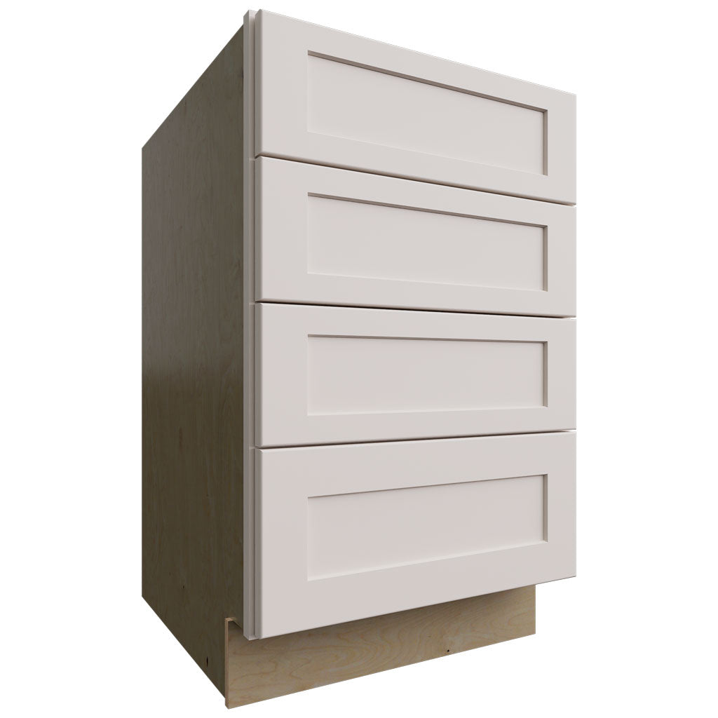 Fabuwood Allure Galaxy Dove 21" W X 34 1/2" H X 24" D 4 Drawer Base Cabinet