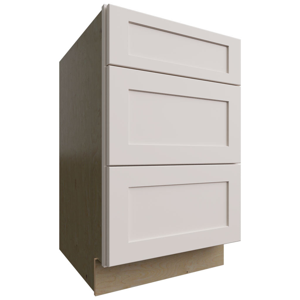 Fabuwood Allure Galaxy Dove 21" W X 34 1/2" H X 24" D 3 Drawer Base Cabinet