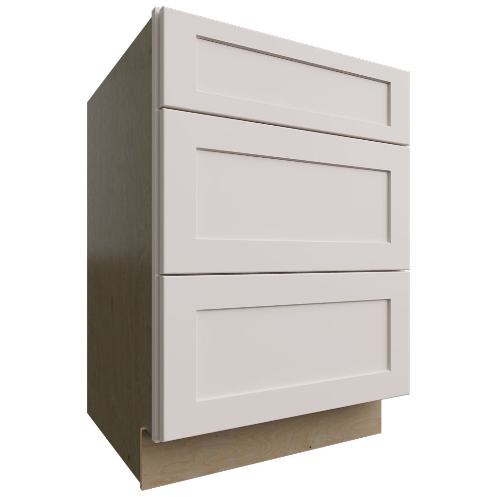 Fabuwood Allure Galaxy Dove 24" W X 34 1/2" H X 24" D 3 Drawer Base Cabinet