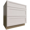 Fabuwood Allure Galaxy Dove 33" W X 34 1/2" H X 24" D 3 Drawer Base Cabinet