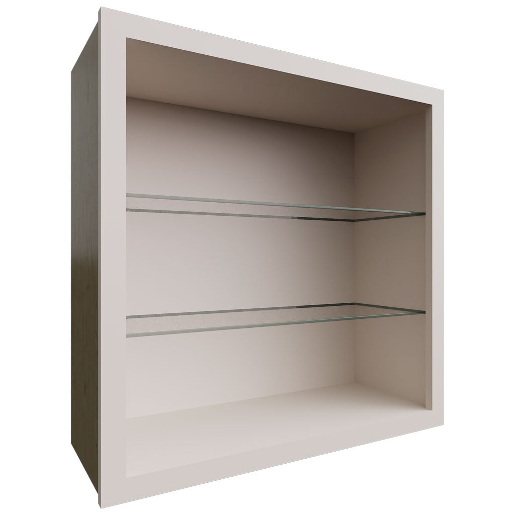 Fabuwood Allure Echo Dove 30" W X 30" H X 12" D Wall No Door Cabinet