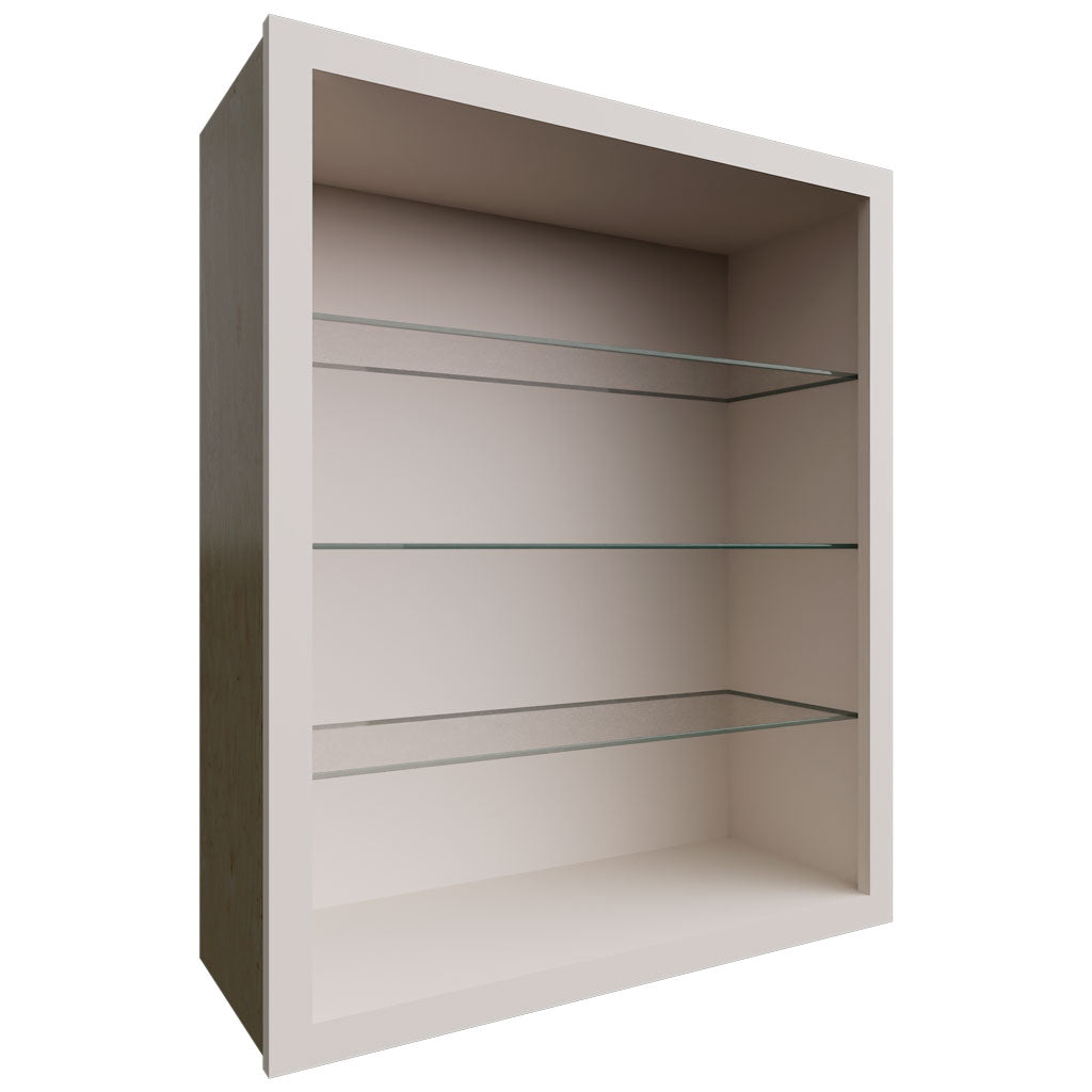 Fabuwood Allure Echo Dove 30" W X 36" H X 12" D Wall No Door Cabinet