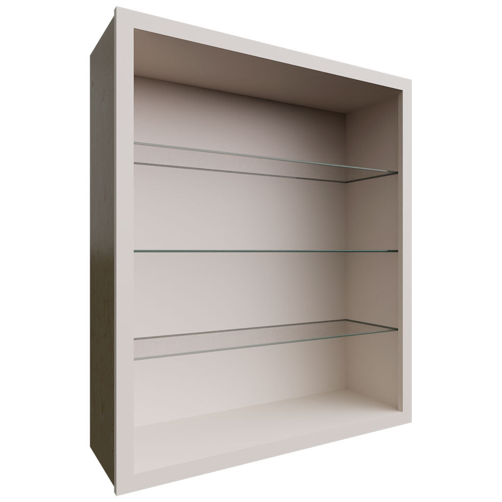 Fabuwood Allure Luna Dove 36" W X 42" H X 12" D Wall No Door Cabinet