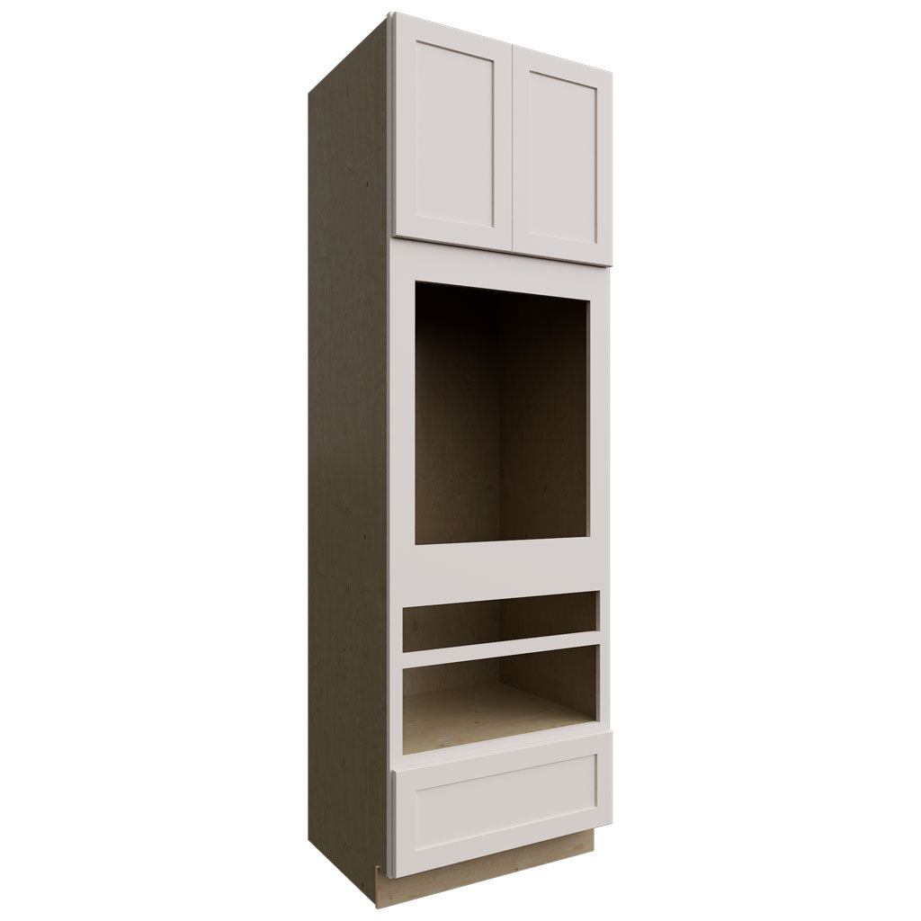 Fabuwood Allure Galaxy Dove 33" W X 96" H X 24" D Double Oven Tall Cabinet